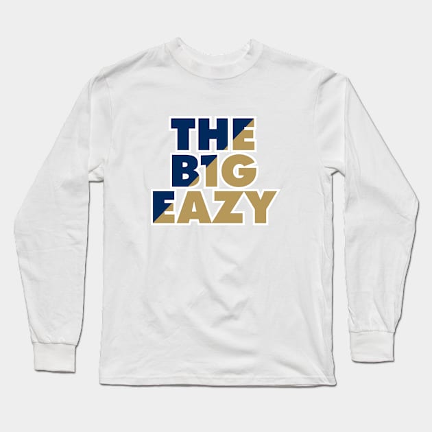 THE B1G EAZY - White 1 Long Sleeve T-Shirt by KFig21